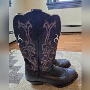 Justin Black Cowboy Boots Women's Sz. 7
